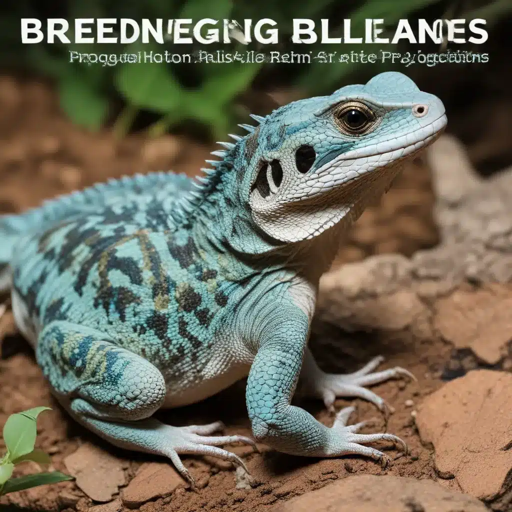 Breeding Brilliance Blueprints: Propagation Strategies for Rare Reptile Populations