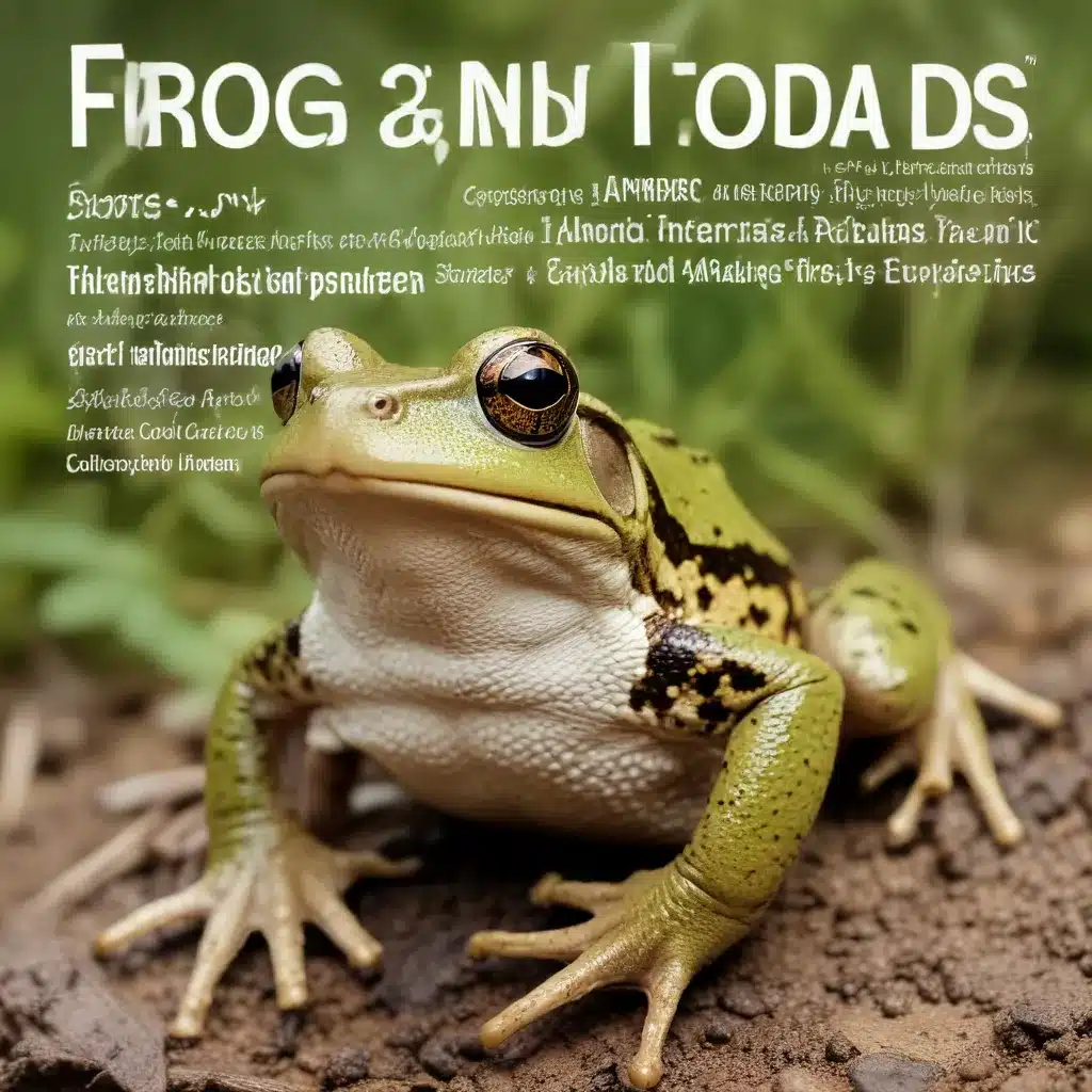 Frogs and Toads: Tailoring Enclosures for Amphibian Companions