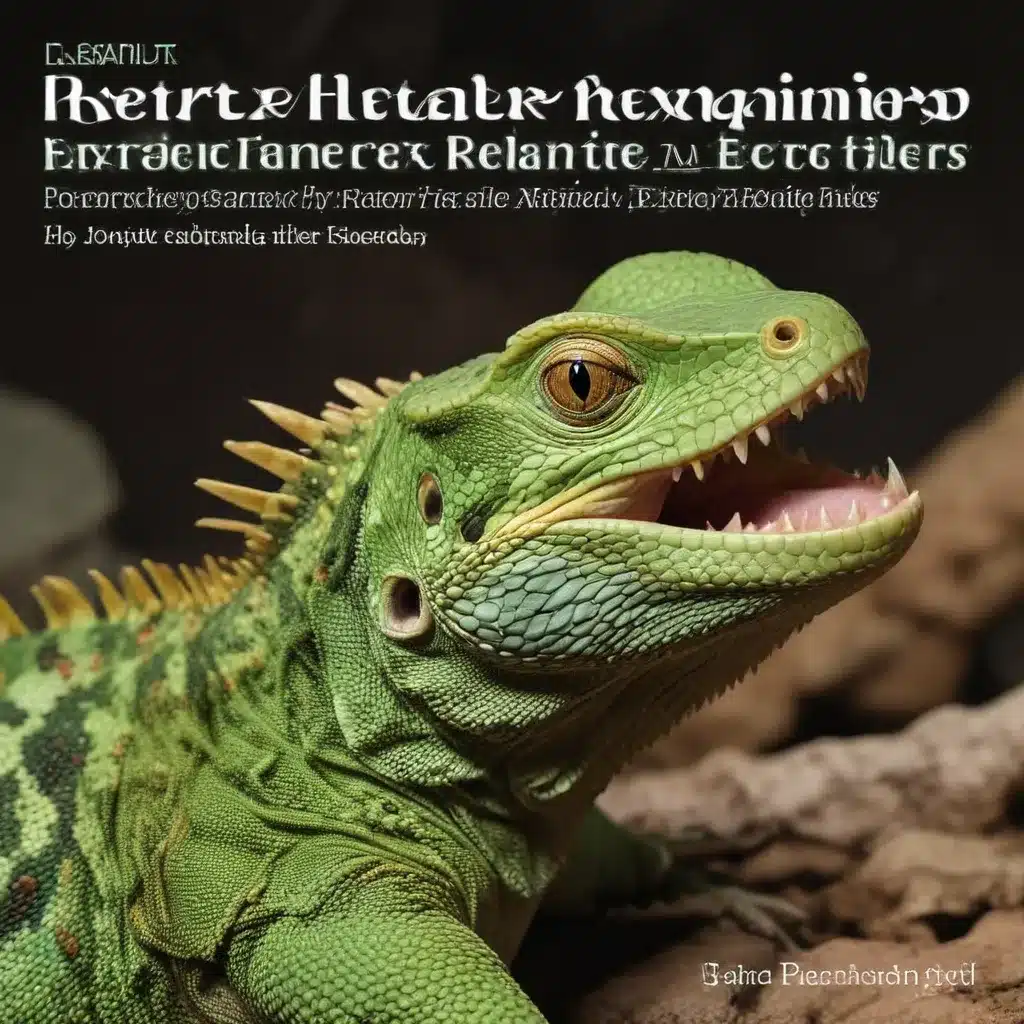 Reptile Revelations Reexamined: Innovative Husbandry Practices for Exotic Reptiles