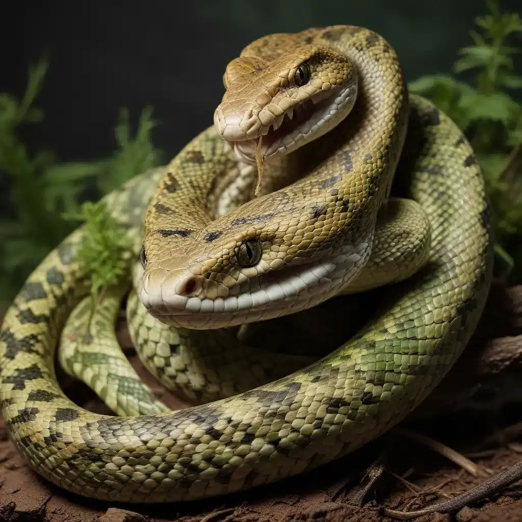 Serpent Showcase: A Captivating Display of Rare Snakes