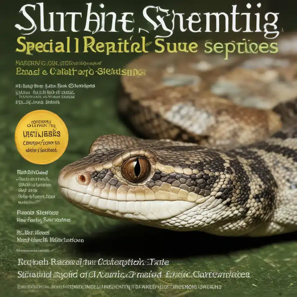 Slithering Specialties: Mastering the Care of Exotic Reptile Species