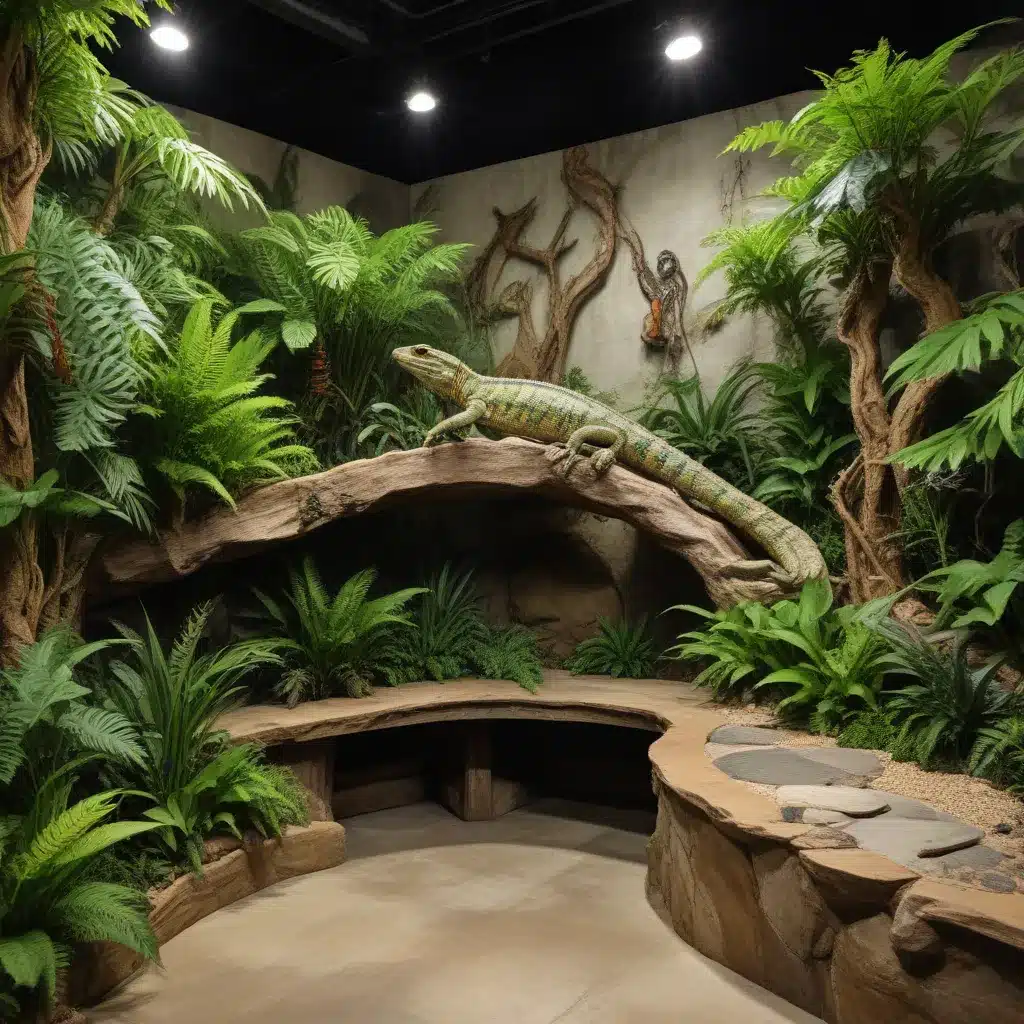 Visually Striking Reptile Habitats: Curating Captivating Captive Designs