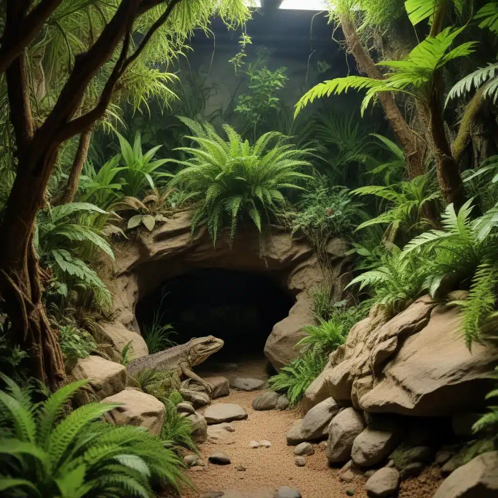 Visually Striking Reptile Habitats: Curating Captivating Captive Environments